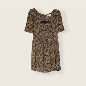 Amazing abstract patterned silk dress from Moulinette Soeurs - Anthropologie - 6